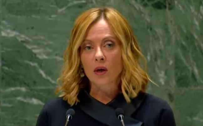 Meloni calls for immediate ceasefire in Middle East during UN assembly speech