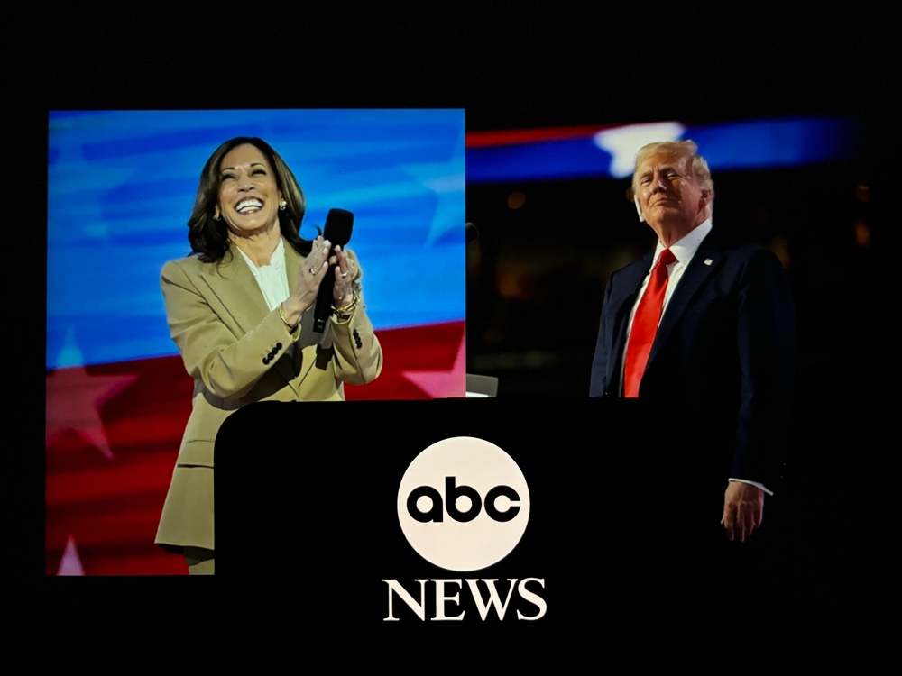 The Harris-Trump debate: a divide in Italian media coverage