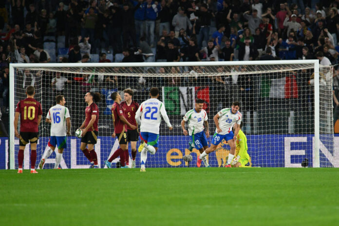 Nations League: Italy Strong for One Half, Draw 2-2 with Belgium