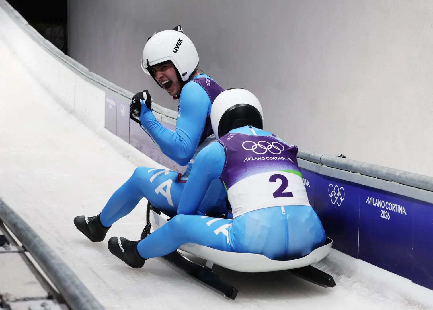 The toboggan is back at medal, Italy bronze in the mixed bracket